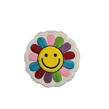 Load image into Gallery viewer, Embroidered Iron On Flower Cloth Patch Small