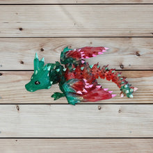 Load image into Gallery viewer, 3D Printed UV Resin Tiny Articulated Crystalwing Dragon