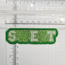 Load image into Gallery viewer, Glitter Vinyl Iron On Patch SWEET