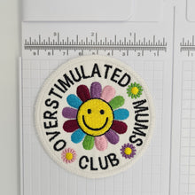 Load image into Gallery viewer, Overstimulated Mums Club Iron On Cloth Patch Large