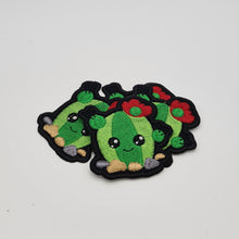 Load image into Gallery viewer, Large Embroidered Cloth Patch Kawaii Cactus