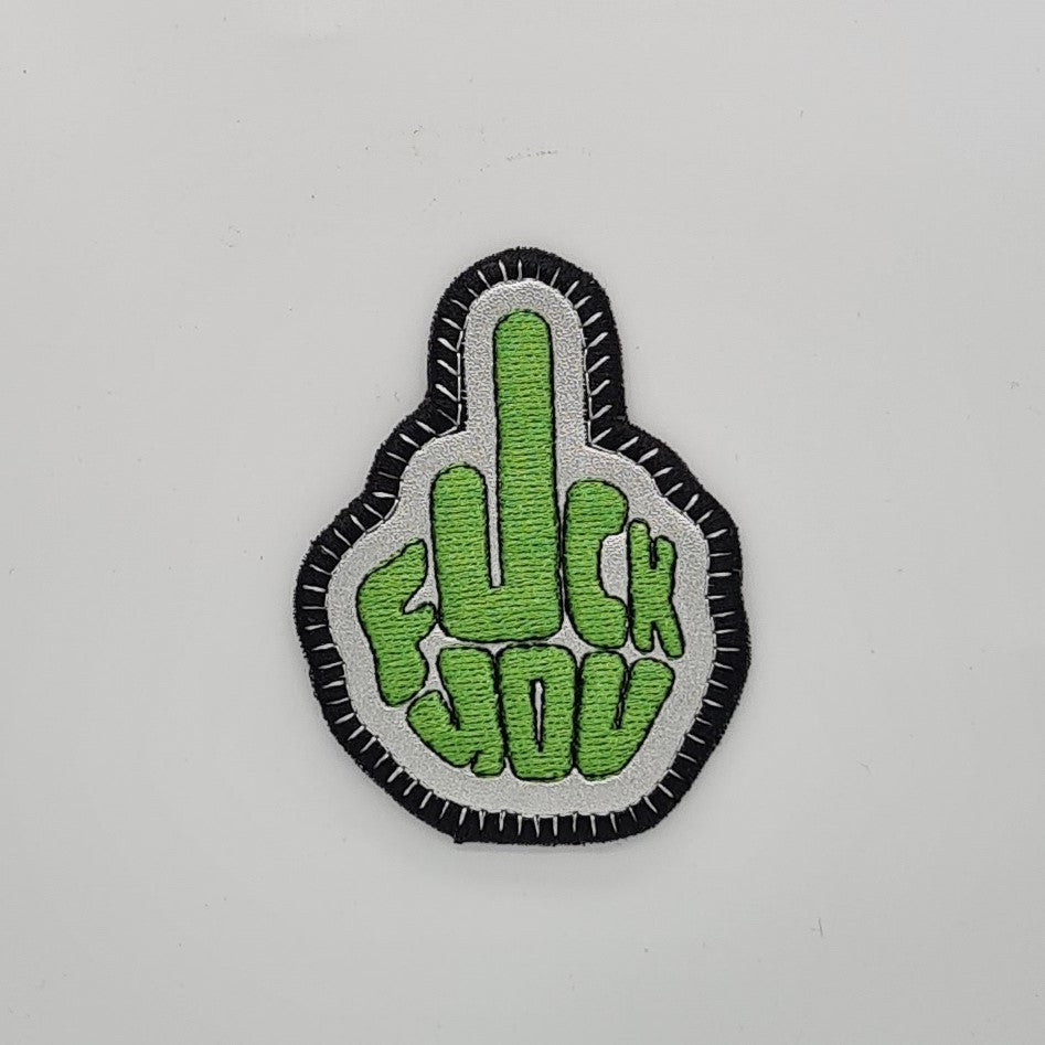 Embroidered Iron On Vinyl Patch Eff You