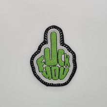 Load image into Gallery viewer, Embroidered Iron On Vinyl Patch Eff You