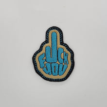 Load image into Gallery viewer, Embroidered Iron On Vinyl Patch Eff You