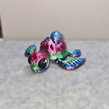 Load image into Gallery viewer, 3d Printed Silk Rainbow PLA Dessurtle Turtles Cinderwing