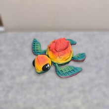 Load image into Gallery viewer, 3d Printed Rainbow Matte PLA Dessurtle Turtles Cinderwing