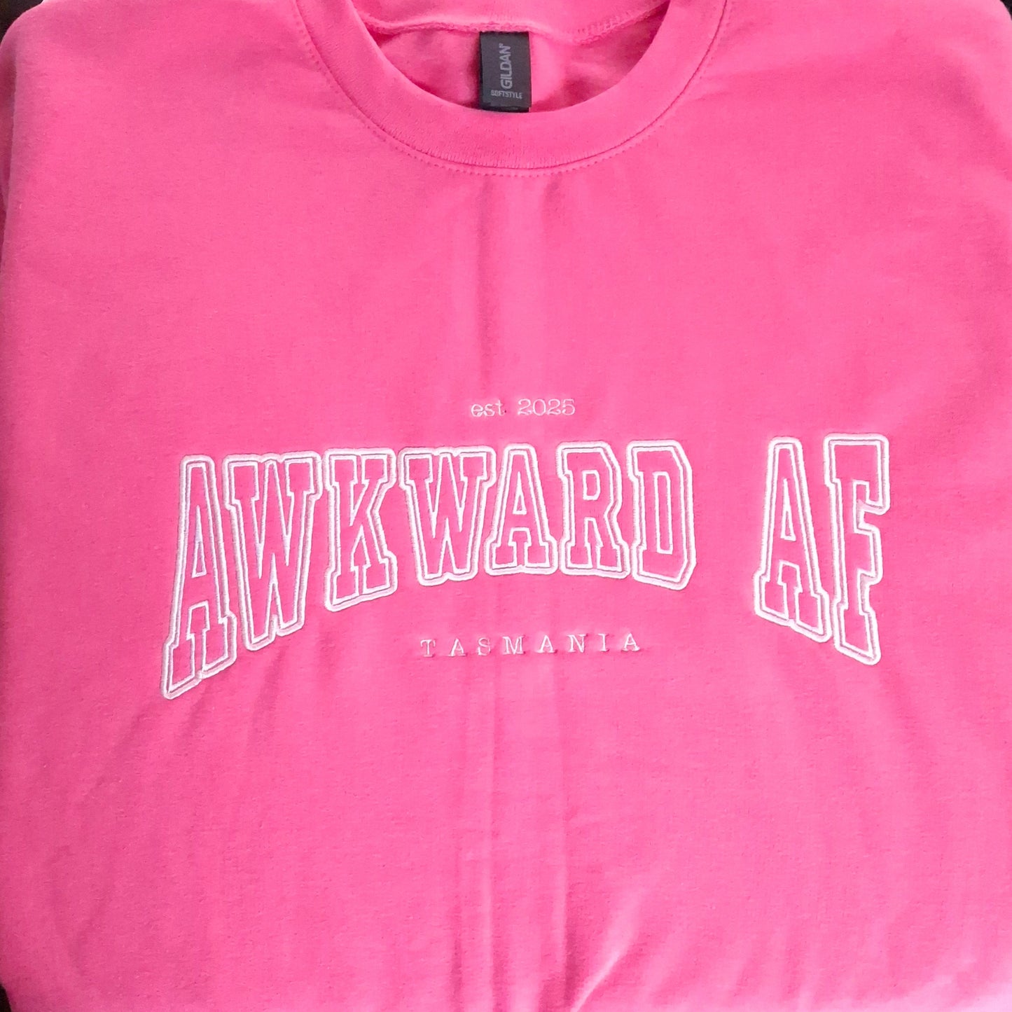 "Awkward AF" Statement Jumper – Embody the Cringe