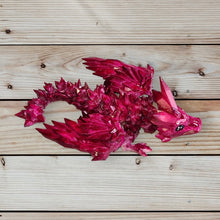Load image into Gallery viewer, 3D Printed UV Resin Tiny Articulated Crystalwing Dragon