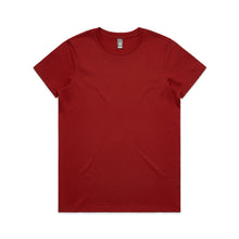 Load image into Gallery viewer, AS Colour Women’s Maple Tee – Midweight 180 GSM 100% Combed Cotton