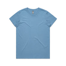 Load image into Gallery viewer, AS Colour Women’s Maple Tee – Midweight 180 GSM 100% Combed Cotton