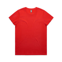 Load image into Gallery viewer, AS Colour Women’s Maple Tee – Midweight 180 GSM 100% Combed Cotton