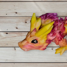 Load image into Gallery viewer, 3D Printed UV Resin Tiny Articulated Crystalwing Dragon
