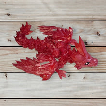Load image into Gallery viewer, 3D Printed UV Resin Tiny Articulated Crystalwing Dragon