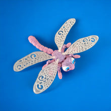 Load image into Gallery viewer, 3D Printed Silk Rainbow Dragonfly with Wings