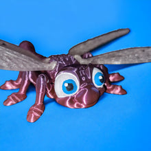 Load image into Gallery viewer, 3D Printed Silk Rainbow Dragonfly with Wings