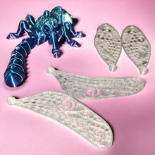 Load image into Gallery viewer, 3D Printed Silk Rainbow Dragonfly with Wings