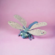 Load image into Gallery viewer, 3D Printed Silk Rainbow Dragonfly with Wings