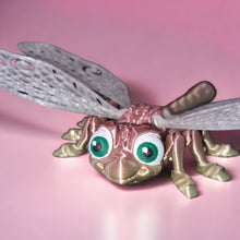 Load image into Gallery viewer, 3D Printed Silk Rainbow Dragonfly with Wings