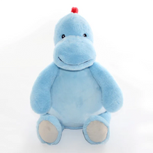 Load image into Gallery viewer, Blue Dino - Personalised Embroidered Cubbies