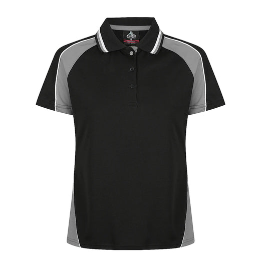 Aussie Pacific Panorama DTF Printed Ladies Polo Custom Logo