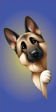 Load image into Gallery viewer, Dog Breed Faux Leather Keyrings – Cute Sublimated Designs