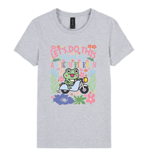 Load image into Gallery viewer, Let’s Do This Before My Anxiety Kicks In - DTF Print Slogan Ladies Style Tee