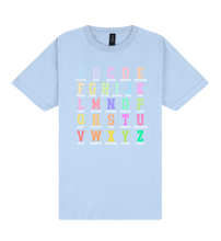 Load image into Gallery viewer, Alphabet Affirmations - DTF Print Slogan T-Shirt