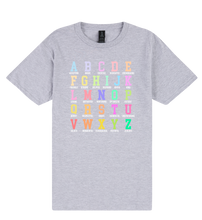 Load image into Gallery viewer, Alphabet Affirmations - DTF Print Slogan T-Shirt