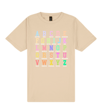 Load image into Gallery viewer, Alphabet Affirmations - DTF Print Slogan T-Shirt