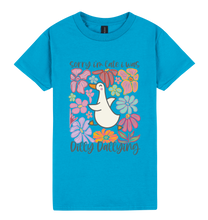 Load image into Gallery viewer, Sorry I’m Late, I Was Dilly-Dallying - DTF Print Slogan Ladies Style Tee