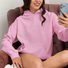 Load image into Gallery viewer, Not Mad Embroidered Phrase Hoodie Sz XL - Wear Your Mood