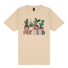 Load image into Gallery viewer, Pothead DTF Printed Potted Plants T-Shirt