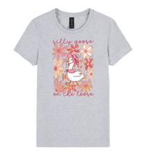 Load image into Gallery viewer, Silly Goose on the Loose - DTF Print Slogan Ladies Style Tee