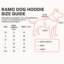 Load image into Gallery viewer, Funny Print Cosy Fleece Dog Hoodie – Adjustable Velcro Fit with Leash Hole
