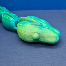 Load image into Gallery viewer, 3d PLA Printed Two Tone Articulated Snake Cinderwing
