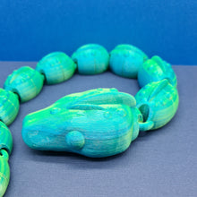 Load image into Gallery viewer, 3d PLA Printed Two Tone Articulated Snake Cinderwing