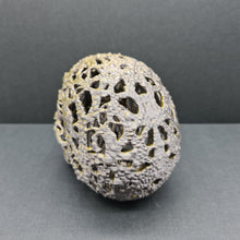 Load image into Gallery viewer, Silk 2 Tone PLA 3D Printed Textured Skull Black Bronze