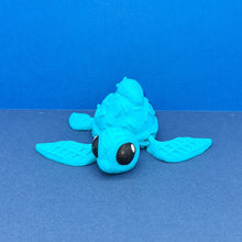 Load image into Gallery viewer, 3d Printed Cyan Blue PLA Dessurtle Turtles Cinderwing