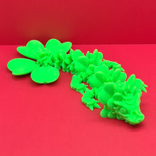 Load image into Gallery viewer, 3d PLA Printed Baby Green Clover Dragon Cinderwing