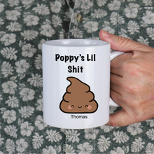 Load image into Gallery viewer, Personalised Fathers Day Mothers Day Lil Shits Coffee Mug