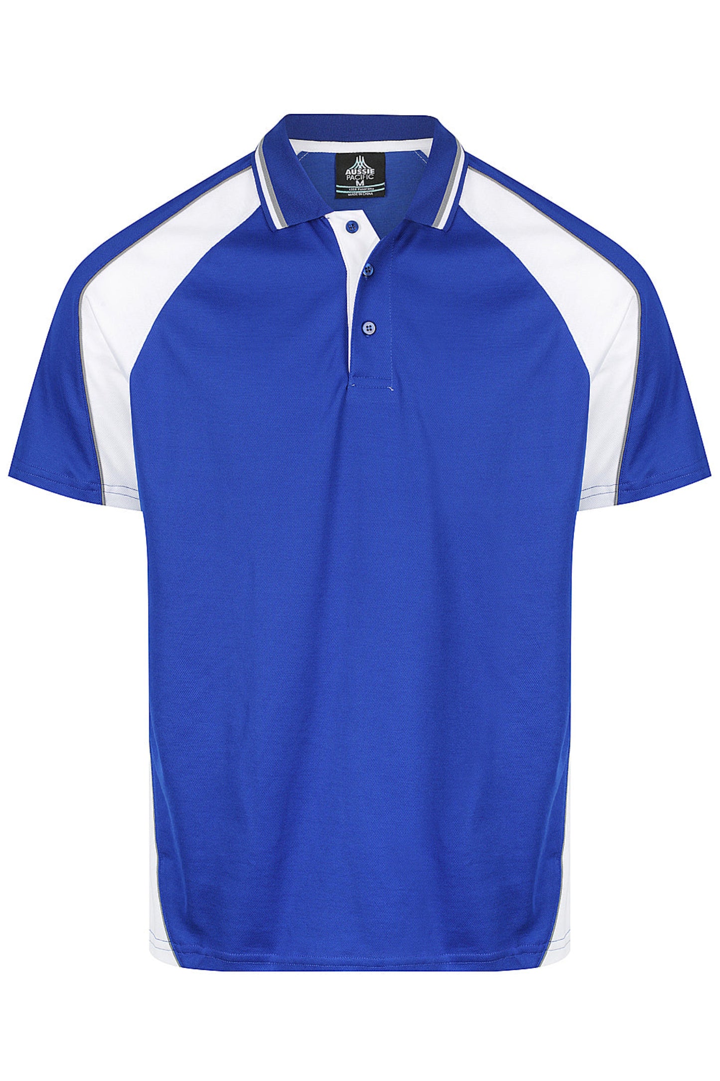 Aussie Pacific Panorama DTF Printed Mens Polo Custom Logo