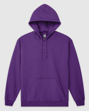 Load image into Gallery viewer, Purple hoodie on a light gray background
