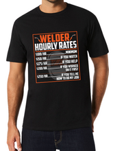 Load image into Gallery viewer, Adult Welders Rates Print Short Sleeve Tee
