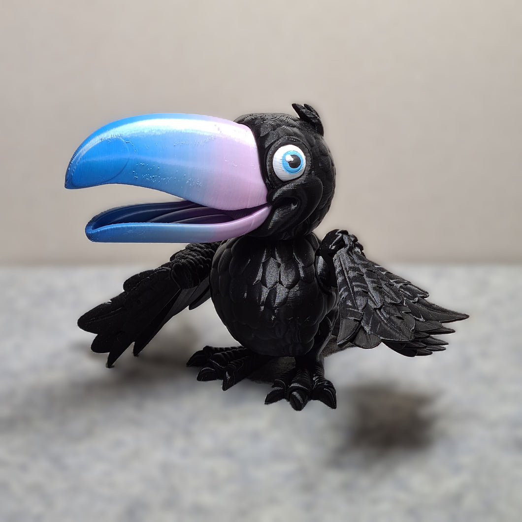 3d Printed Flexi Factory Model Toucan