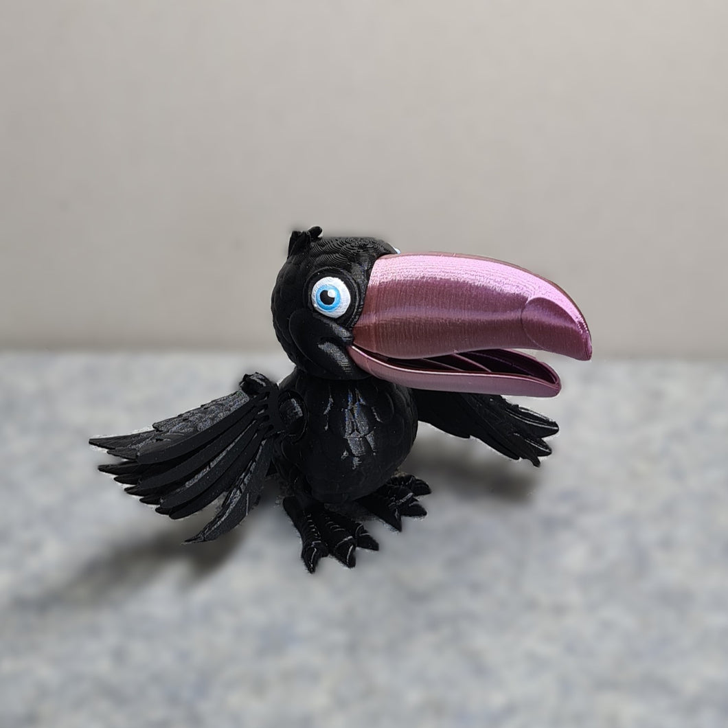 3d Printed Flexi Factory Model Toucan Small