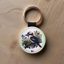 Load image into Gallery viewer, Tasmanian Bird Faux Leather Keyrings – Cute Sublimated Designs
