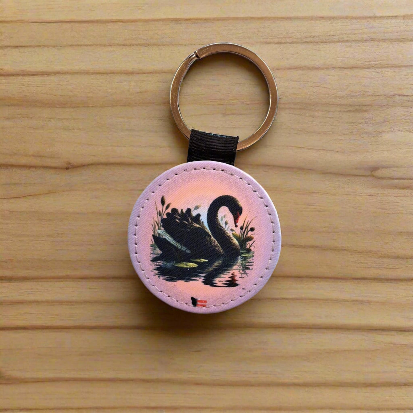Tasmanian Bird Faux Leather Keyrings – Cute Sublimated Designs