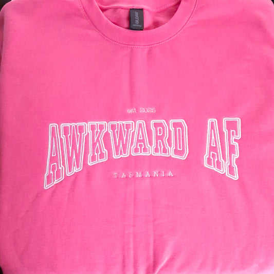 "Awkward AF" Statement Jumper – Embody the Cringe