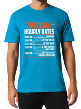 Load image into Gallery viewer, Adult Welders Rates Print Short Sleeve Tee
