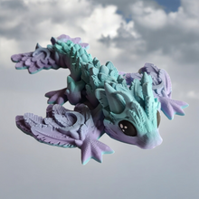 Load image into Gallery viewer, 3D Printed Mini Lunarwing Dragon Cinderwing
